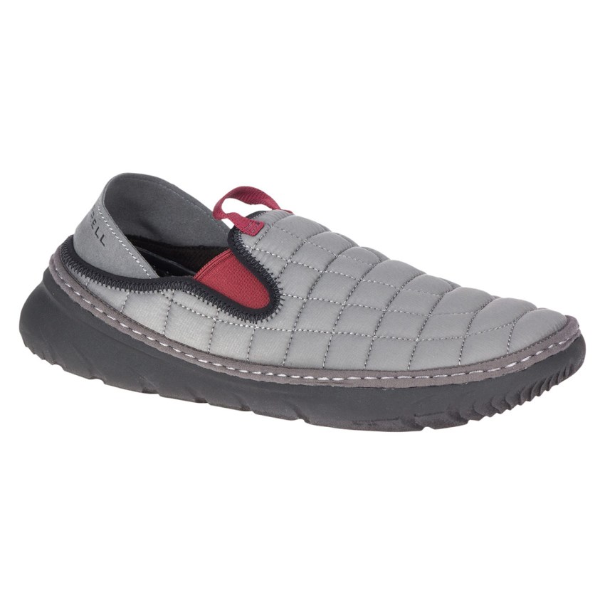 Chaussure Casual Merrell Hut Moc Grise Homme | V.J.YWVC